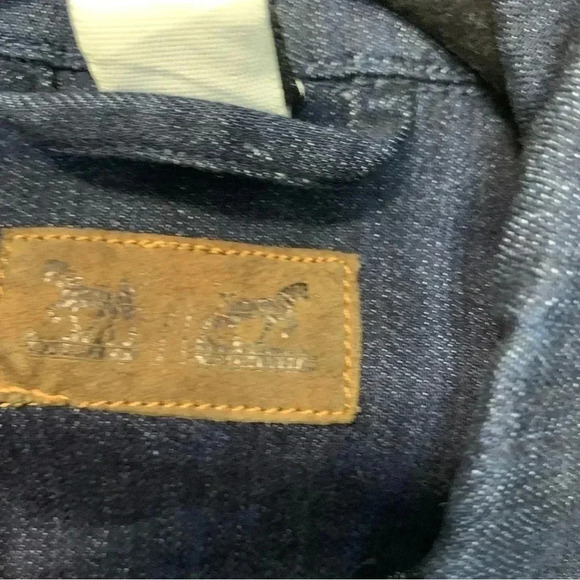 Levi’s dark washed denim jean jacket - Picture 4 of 7